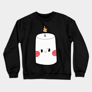 Cute candle, kawaii candle Crewneck Sweatshirt